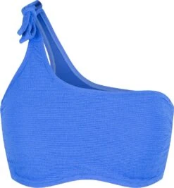 LingaDore - One-Shoulder Bikini Top Blue - Maat 40 - Blauw - Dames