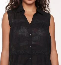 LingaDore Tuniek - 6529 - Zwart - 46 14 LingaDore Tuniek - 6529 - Zwart - 46 -Lingadore 1121x1200