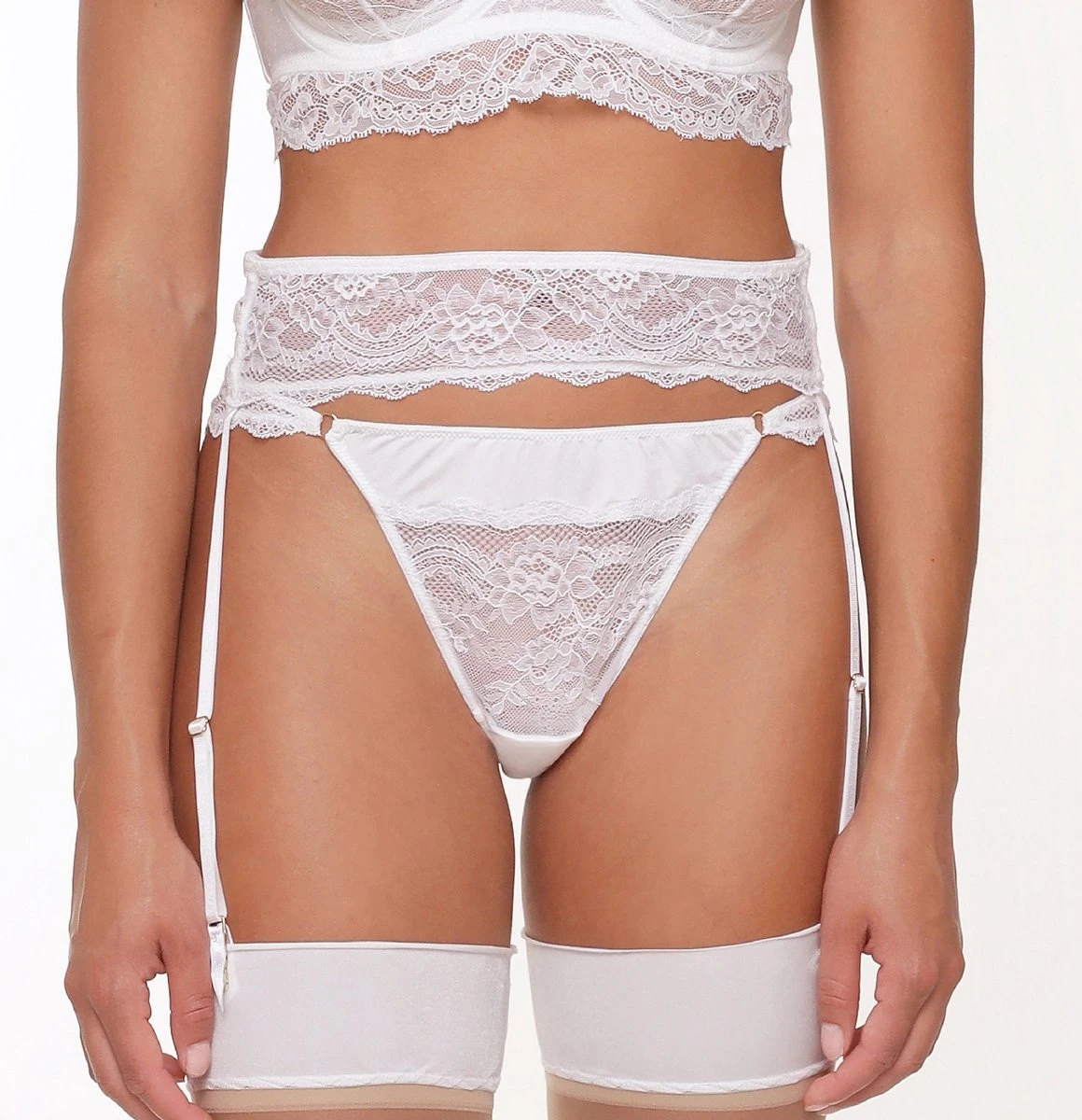 LingaDore String - 6604T - Off White - S 4 LingaDore String - 6604T - Off White - S - Afbeelding 4