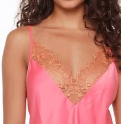 LingaDore Spaghetti Top - 6607P - Calypso Coral - S