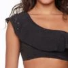 LingaDore One Shoulder Bandeau Bikini - 6517P - Zwart - 42
