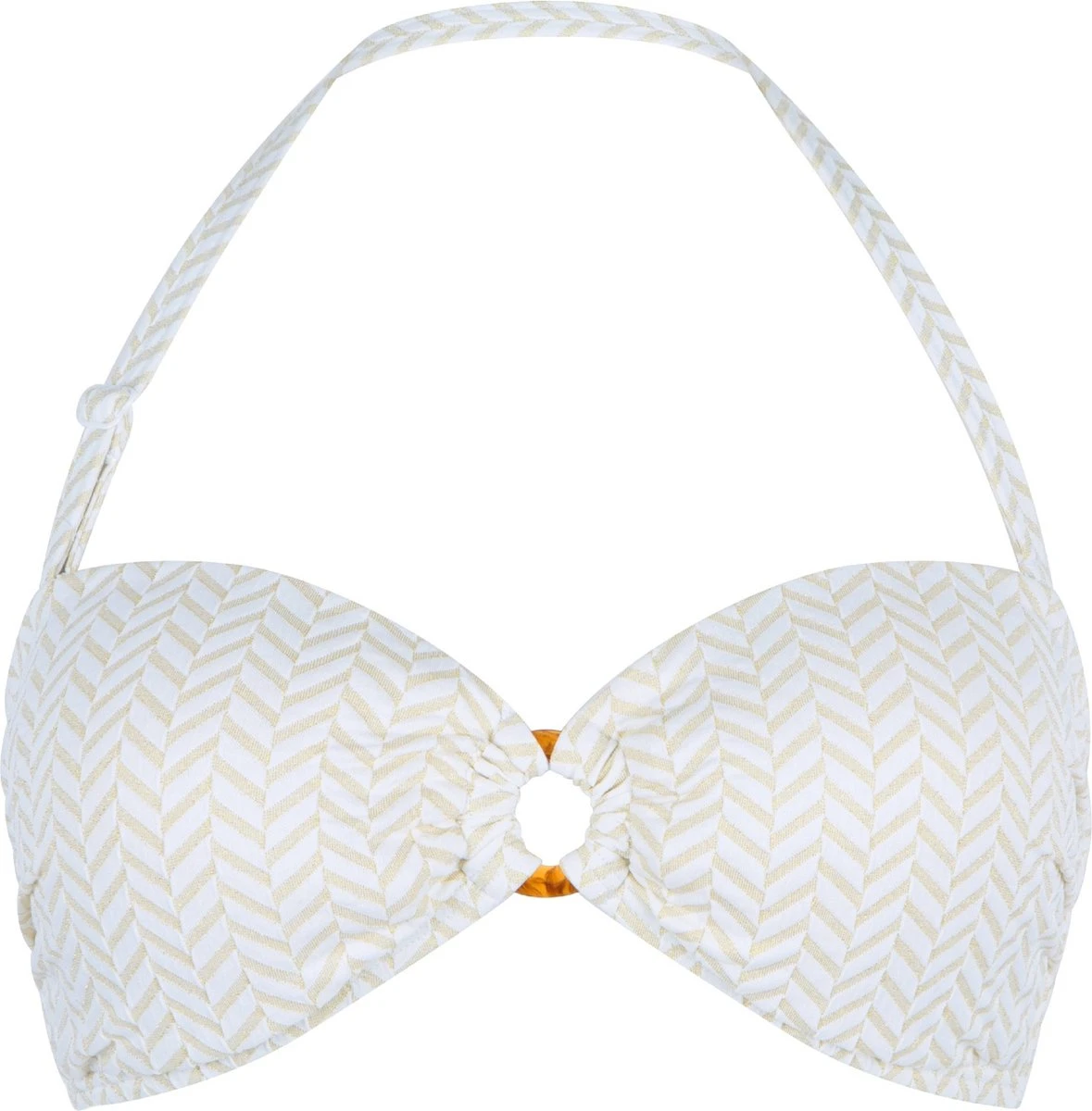 LingaDore Bandeau Bikini - 6519BB - Fishbone Print - 40 5 LingaDore Bandeau Bikini - 6519BB - Fishbone Print - 40 - Afbeelding 5