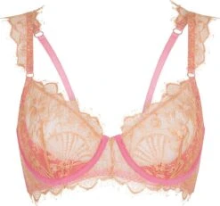 LingaDore Halve Maan BH - 6607-2 - Calypso Coral - 85D