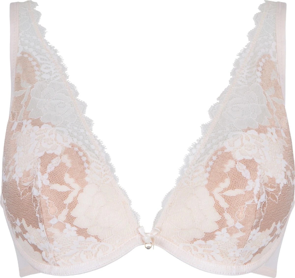 LingaDore Triangel BH Voorgevormd - 6602TB - Powder Puff - 70A 1 LingaDore Triangel BH Voorgevormd - 6602TB - Powder Puff - 70A