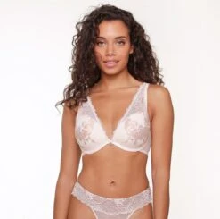 LingaDore Triangel BH Voorgevormd - 6602TB - Powder Puff - 70D