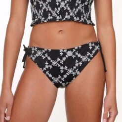 LingaDore Strik Slip - 6507TSB - Zwart/off White - 40