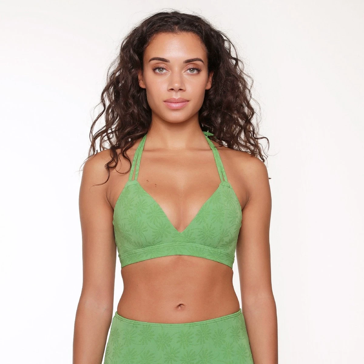 LingaDore Voorgevormde Triangel Bikini - 6516TB - Kiwi - 38D 4 LingaDore Voorgevormde Triangel Bikini - 6516TB - Kiwi - 38D - Afbeelding 4