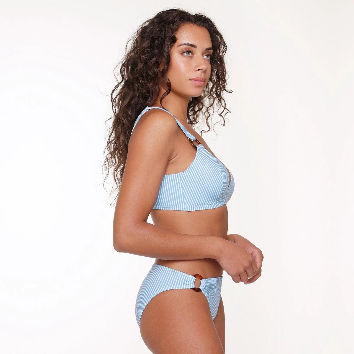 LingaDore Voorgevormde Triangel Bikini - 6508TB - Streep Print - 44B 4 LingaDore Voorgevormde Triangel Bikini - 6508TB - Streep Print - 44B - Afbeelding 4