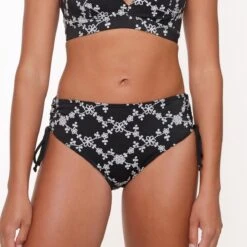 LingaDore Short - 6507SH - Zwart/off White - 36