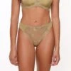 LingaDore String - 6603T - Olijf - M