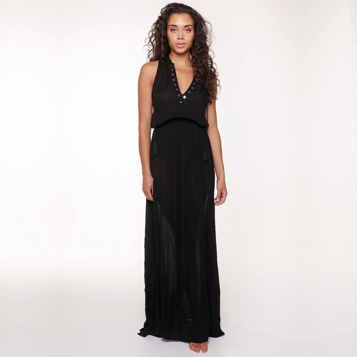 LingaDore - Spirit Strandjurk Zwart - Maat 38 - Zwart - Dames 6 LingaDore - Spirit Strandjurk Zwart - Maat 38 - Zwart - Dames - Afbeelding 6