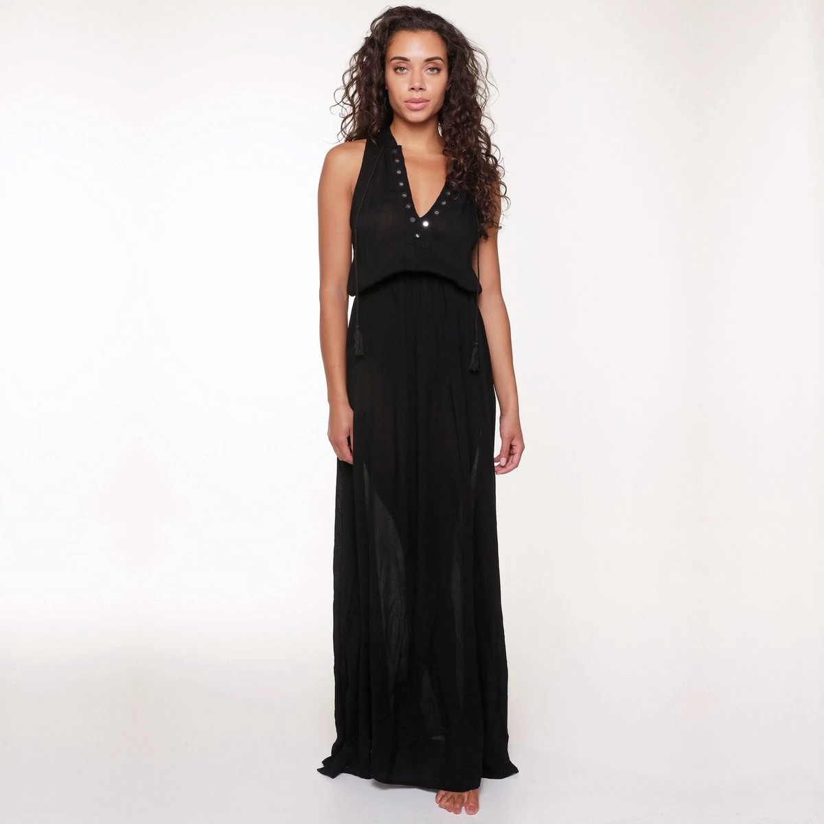 LingaDore - Spirit Strandjurk Zwart - Maat 40 - Zwart - Dames 2 LingaDore - Spirit Strandjurk Zwart - Maat 40 - Zwart - Dames - Afbeelding 2