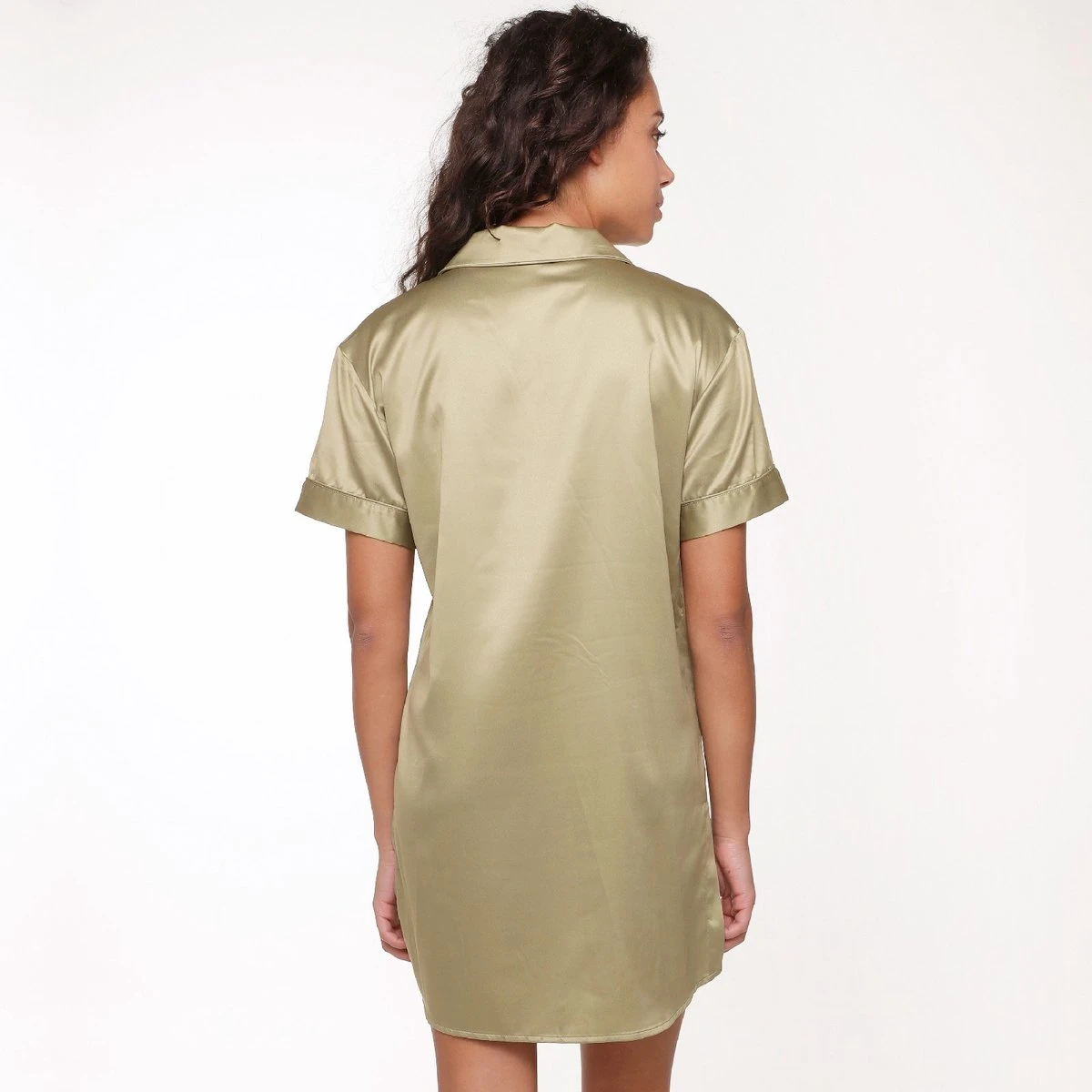 LingaDore Satijn Pyjama Jurk - 6801PD - Rose Dust - XXL 4 LingaDore Satijn Pyjama Jurk - 6801PD - Rose Dust - XXL - Afbeelding 4