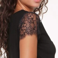 LingaDore Shortama Set - 6805SET - Blue Graphite - M