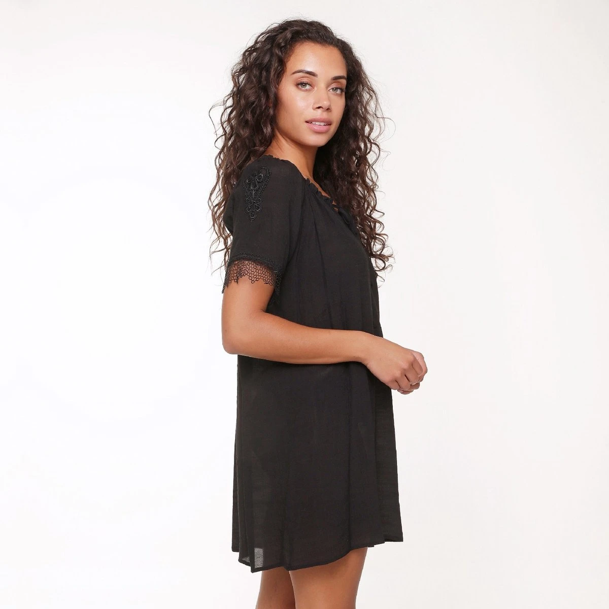 LingaDore Tuniek Korte Mouw - 6524 - Zwart - 42 5 LingaDore Tuniek Korte Mouw - 6524 - Zwart - 42 - Afbeelding 5