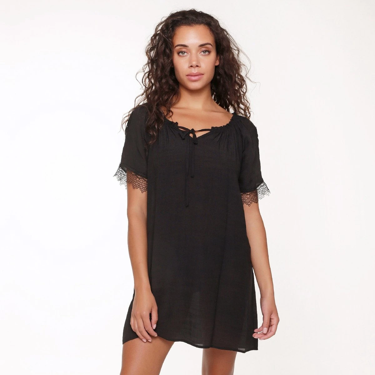 LingaDore Tuniek Korte Mouw - 6524 - Zwart - 42 8 LingaDore Tuniek Korte Mouw - 6524 - Zwart - 42 - Afbeelding 8