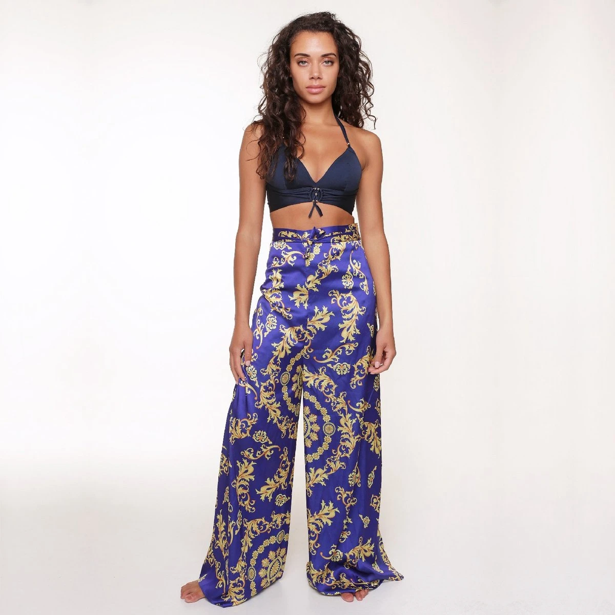 LingaDore Multifunctionele Cover-up - 6515C - Kobalt Blauw/goud - 40/42 2 LingaDore Multifunctionele Cover-up - 6515C - Kobalt Blauw/goud - 40/42 - Afbeelding 2