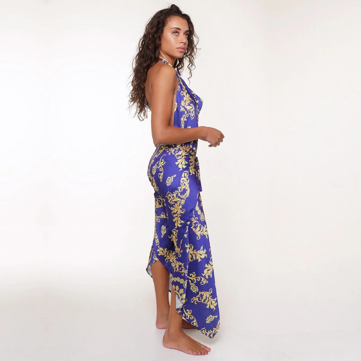 LingaDore Multifunctionele Cover-up - 6515C - Kobalt Blauw/goud - 40/42 9 LingaDore Multifunctionele Cover-up - 6515C - Kobalt Blauw/goud - 40/42 - Afbeelding 9