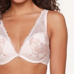 LingaDore Triangel BH Voorgevormd - 6602TB - Powder Puff - 65A