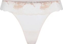 LingaDore - String Powder Puff - Maat M - Beige Wit - Dames