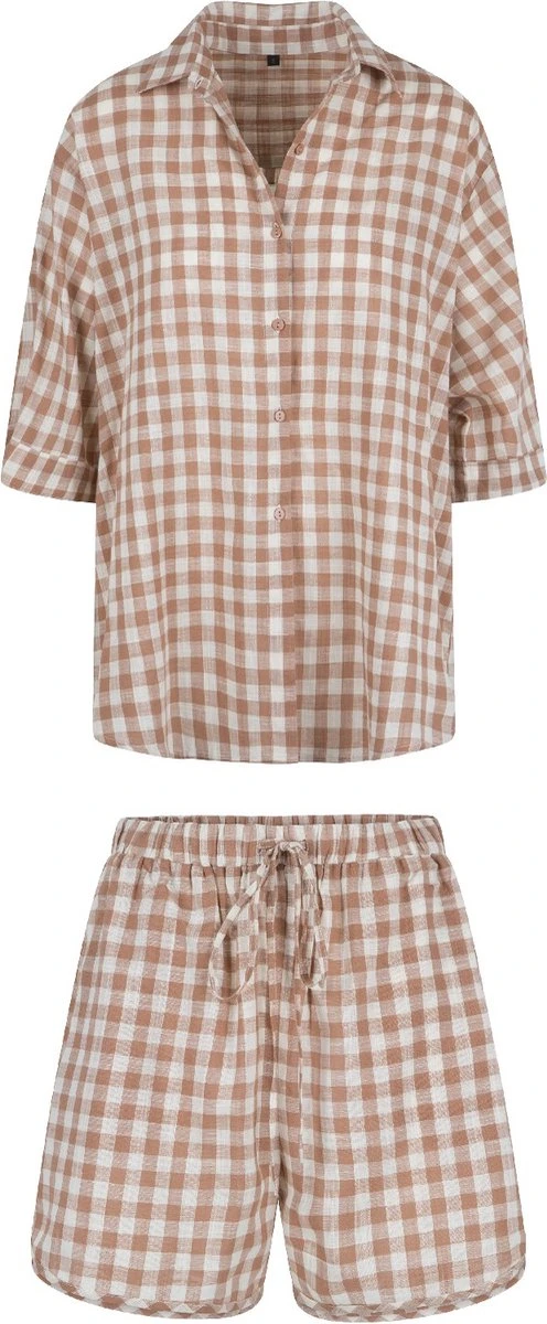 LingaDore Shortama Set - 6803SET - Cork - L 7 LingaDore Shortama Set - 6803SET - Cork - L - Afbeelding 7