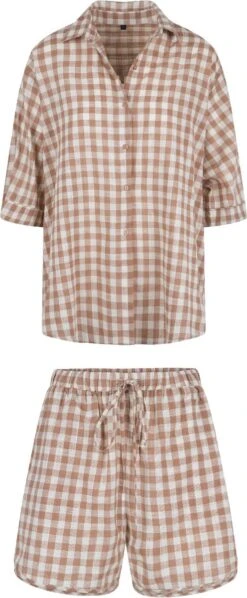 LingaDore Shortama Set - 6803SET - Cork - S -Lingadore 496x1200 5