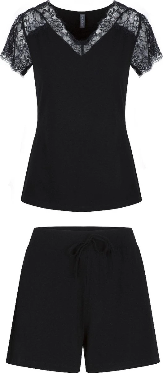 LingaDore Shortama Set - 6805SET - Rose Dust - XS 3 LingaDore Shortama Set - 6805SET - Rose Dust - XS - Afbeelding 3