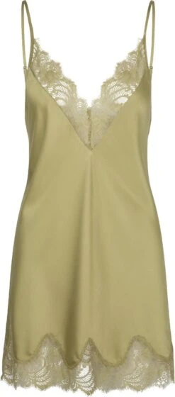 LingaDore Chemise - 6603CH - Olijf - S -Lingadore 529x1200 2