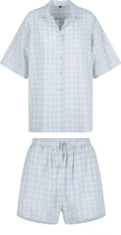 LingaDore Shortama Set - 6803SET - Ballad Blue - S 17 LingaDore Shortama Set - 6803SET - Ballad Blue - S -Lingadore 619x1200 1