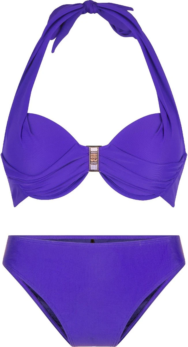 LingaDore Halternek Bikini Set - 6509 - Violet - 36F 7 LingaDore Halternek Bikini Set - 6509 - Violet - 36F - Afbeelding 7
