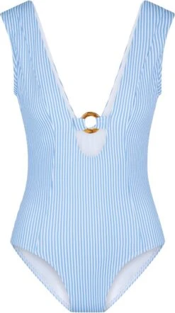 LingaDore Badpak - 6508SS - Streep Print - 40 -Lingadore 671x1200 3