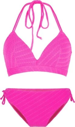 LingaDore Triangel Voorgevormd Bikini Set - 6522 - Hot Pink Structured - 44C