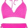 LingaDore Triangel Voorgevormd Bikini Set - 6522 - Hot Pink Structured - 44D