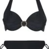 LingaDore - Black Panther Halternek Bikini Set - Maat 36C - Zwart - Dames