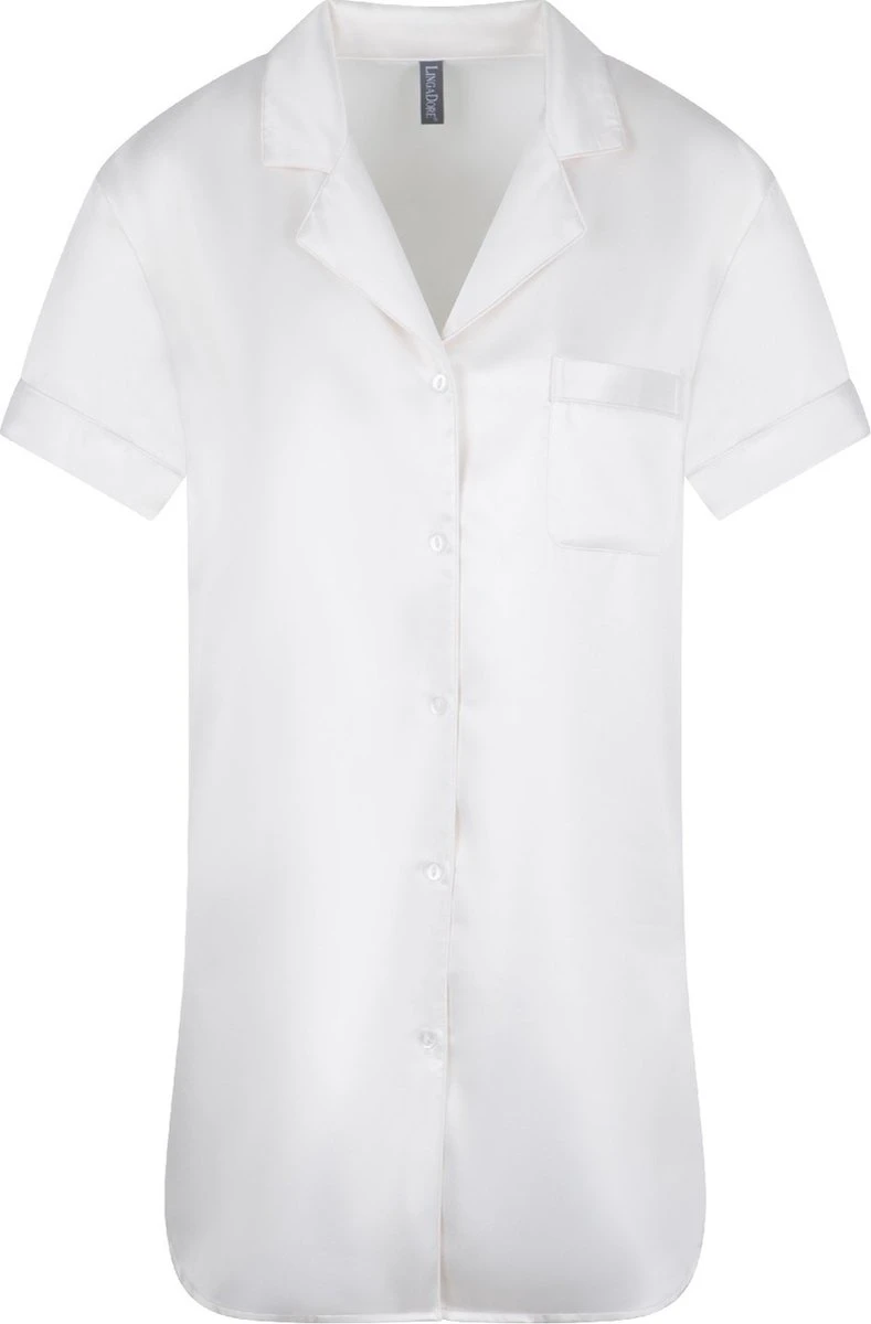 LingaDore Satijn Pyjama Jurk - 6801PD - Cream - L 6 LingaDore Satijn Pyjama Jurk - 6801PD - Cream - L - Afbeelding 6