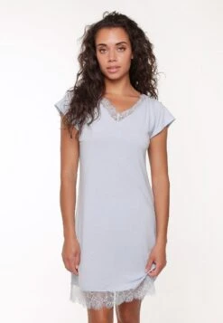LingaDore Ballad Blue Pyjama Jurk Blauw XXL