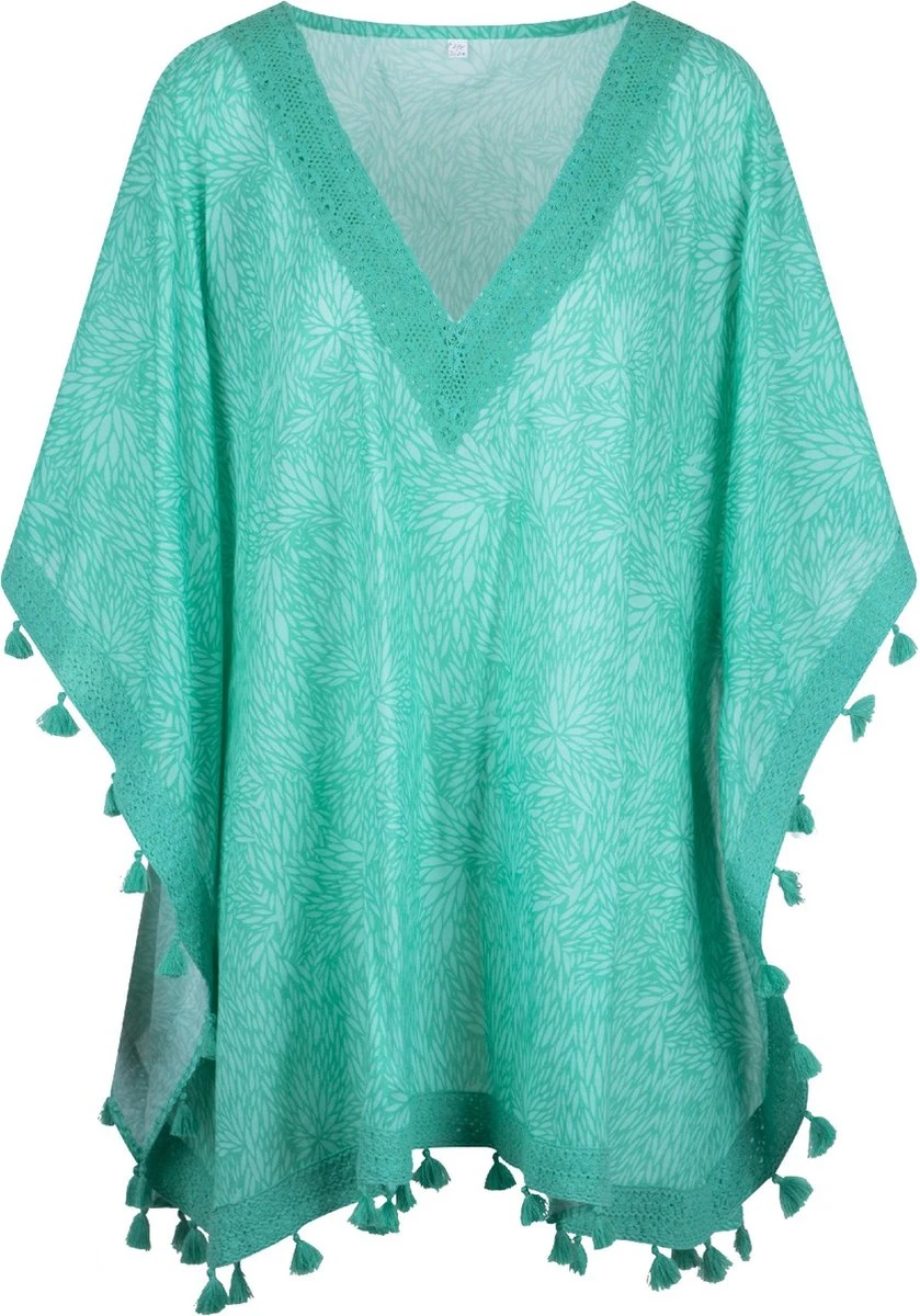 LingaDore Kaftan - 6531 - Groene Print - 44/46 2 LingaDore Kaftan - 6531 - Groene Print - 44/46 - Afbeelding 2